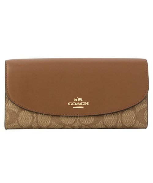 COACH(コーチ)/ コーチ 財布 長財布 /ブラウン