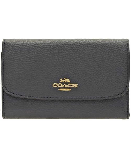 COACH(コーチ)/コーチ 財布 折財布  f30204immid/ネイビー