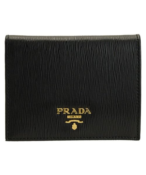 PRADA(プラダ)/ PRADA  財布 折財布/ブラック