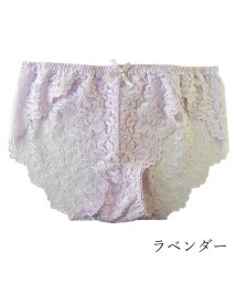 PINK PINK PINK(ピンクピンクピンク)/ヒップハング総レースショーツ/ラベンダー