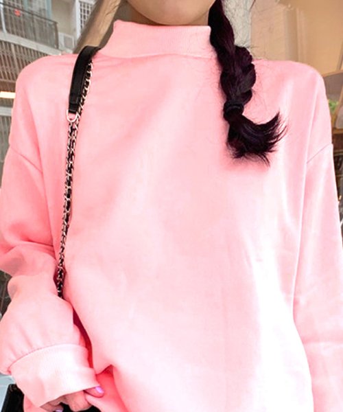 セール ルームウェア もこもこ 裏起毛 トレーナー レディース ハイネック トップス 秋冬 服 即納 ミニミニストア Miniministore Magaseek