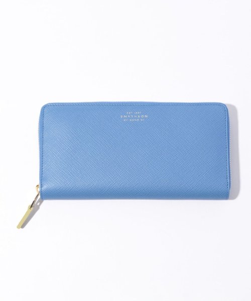 TOMORROWLAND GOODS(TOMORROWLAND GOODS)/SMYTHSON LARGE ZIP AROUND PURSE/63ライトブルー