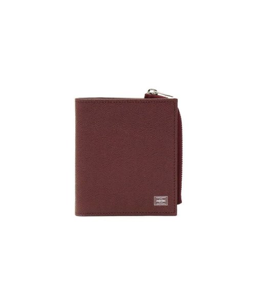 PORTER(ポーター)/ポーター エイブル ウォレット 030－03439 二つ折り財布 吉田カバン PORTER ABLE WALLETミニ財布 型押し/ワイン