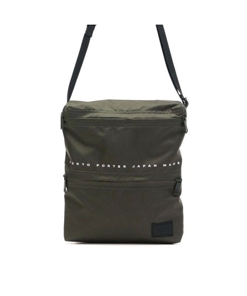 PORTER(ポーター)/ポーター フラット ショルダーバッグ 861－16807 サコッシュ 吉田カバン PORTER FLAT SHOULDER BAG/カーキ