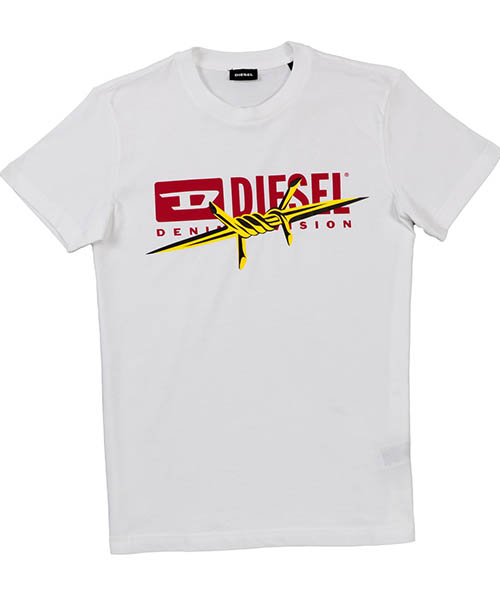 DIESEL T－DIEGO－BX2 ディーゼル プリントTシャツ 00S014－0EAXG