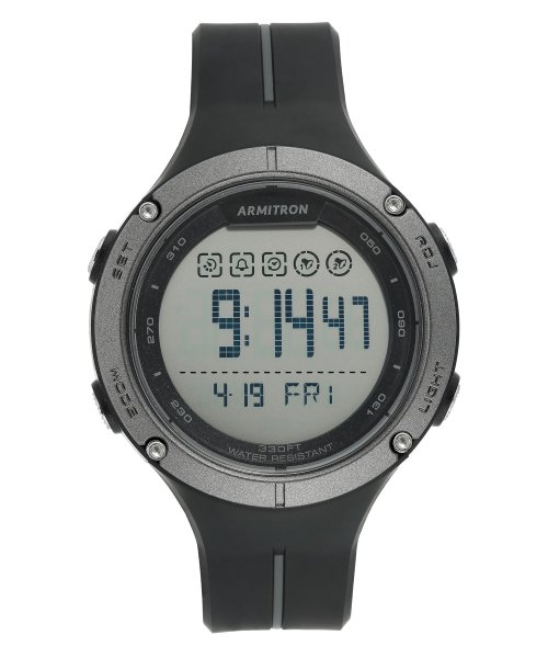 ARMITRON NEWYORK(ARMITRON NEWYORK)/ARMITRON 腕時計 デジタルスポーツウォッチ/ブラック×グレー