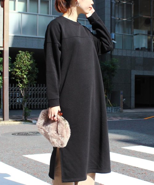 裏シャギースリット入りロングワンピース Myke Aw フィズ Fizz Magaseek