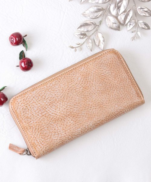 長財布 ロングウォレット メンズ レディース ユニセックス 男女兼用 ラウンドファスナー アラスカレザー イタリアンレザー ナチュラルレザー 本革 日本製 シン フィー Feee Magaseek