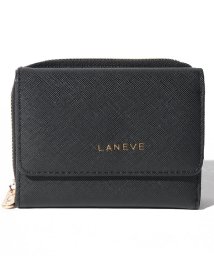 LANEVE(ランイブ)/【LANEVE】三つ折財布（BOX付）/ブラック