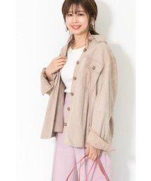 JILL STUART(ジル スチュアート)/◆モリースエードシャツジャケット/BEIGE