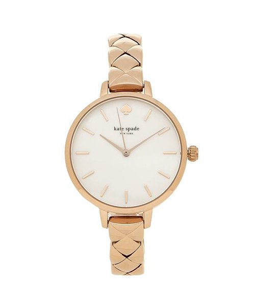 kate spade new york(ケイトスペードニューヨーク)/ケイトスペード 時計 KATE SPADE KSW1466 METRO メトロ 34MM レディース腕時計ウォッチ ローズゴールド/パール/ゴールド