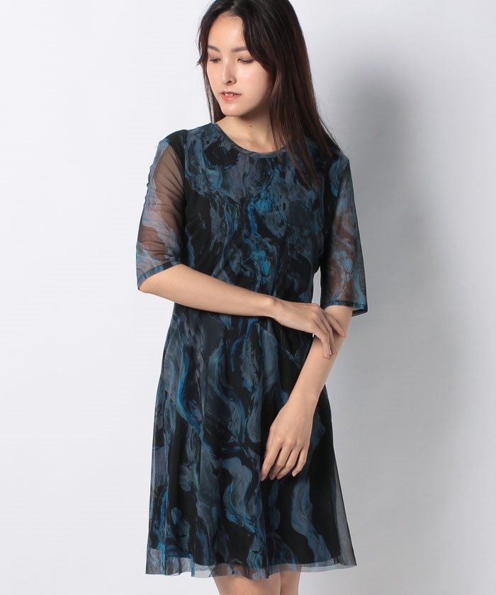 セール 40 Off ワンピース3 4袖 Katia デシグアル Desigual Magaseek