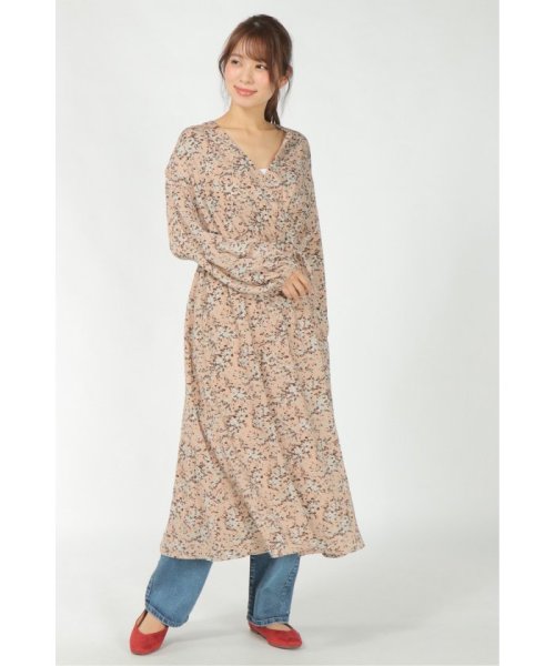 花柄カシュクール風ワンピース イッカ Ikka Magaseek