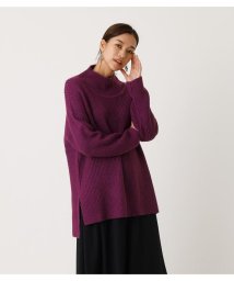 AZUL by moussy(アズールバイマウジー)/SIDE SLIT LOOSE KNIT/PUR