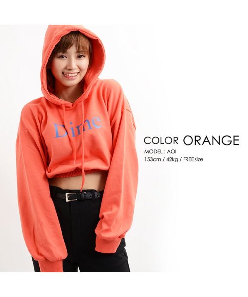 プルパーカー トップス レディース 韓国 ファッション 韓国ファッション 服 プルオーバー 黒 オレンジ グレー パープル 19 秋 冬 秋冬 秋コーデ 秋 ワンフォークロージング 1111clothing Magaseek