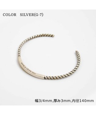 1111clothing/シルバー 925 バングル ブレスレット メンズ レディース シルバー ゴールド silver gold 金 銀 太め 細め 韓国ファッション 腕輪 韓国/502874052