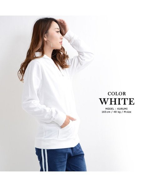 セール ジップパーカー パーカー 無地 メンズ レディース 秋冬 秋 冬 シンプル 韓国ファッション 全5色 白 黒 グレー 赤 ネイビー 綿100 長袖 フード 薄 ワンフォークロージング 1111clothing Magaseek
