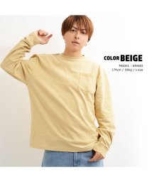 1111clothing(ワンフォークロージング)/トップス 長袖 tシャツ ビッグtシャツ メンズ レディース 韓国 ファッション 韓国ファッション ペアルック カップル お揃い 服 カットソー 白 グレー ネ/ベージュ