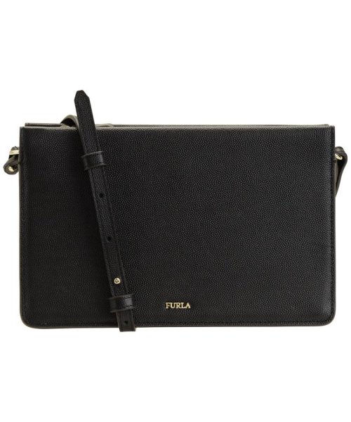 FURLA(フルラ)/フルラ FURLA バッグ ショルダーバッグ 斜めがけ ミニ バビロン BABYLON XL CROSSBODY レザー ブラック  ev631022410/ブラック