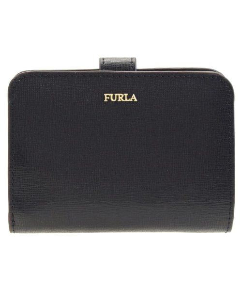 FURLA(フルラ)/フルラ FURLA 財布 折財布 二つ折り BABYLON S ZIP バビロン レザー ブランド ブラック /ブラック