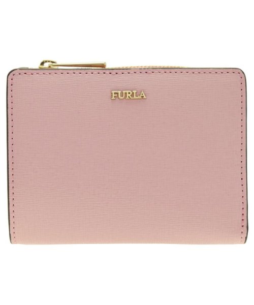 FURLA(フルラ)/フルラ FURLA 財布 二つ折り ミニ コンパクト バビロン BABYLON S BIFOLD レザー pu75 カメリアピンク /カメリアピンク