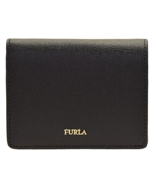 FURLA(フルラ)/フルラ FURLA 財布 折財布 二つ折り ミニ コンパクト バビロン BABYLON S BI－FOLD レザー ブラック /ブラック