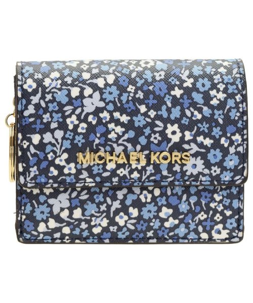 MICHAEL KORS(マイケルコース)/マイケル マイケルコース MICHAEL MICHAEL KORS コインケース 小銭入れ パスケース カードケース 定期入れ アウトレット /navy