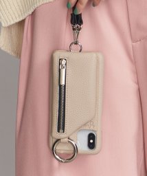 BEAUTY&YOUTH UNITED ARROWS(ビューティーアンドユース　ユナイテッドアローズ)/＜AJEW＞CADENAS ジップ ストラップ iPhone X/XS/11proケース/BEIGE