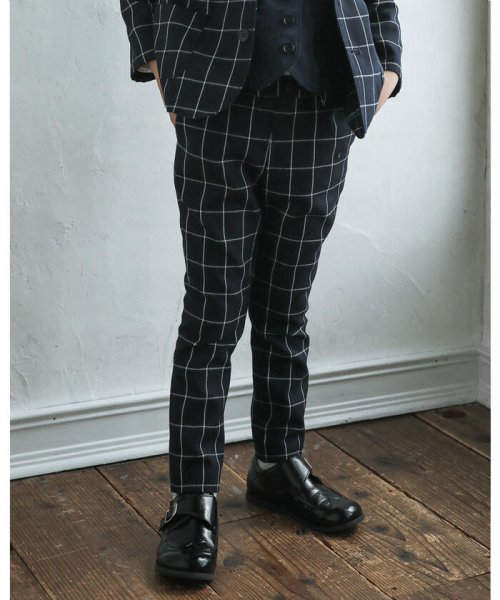 セール ウィンドペン チェック ロング パンツ 110cm 130cm ベベ Bebe Magaseek