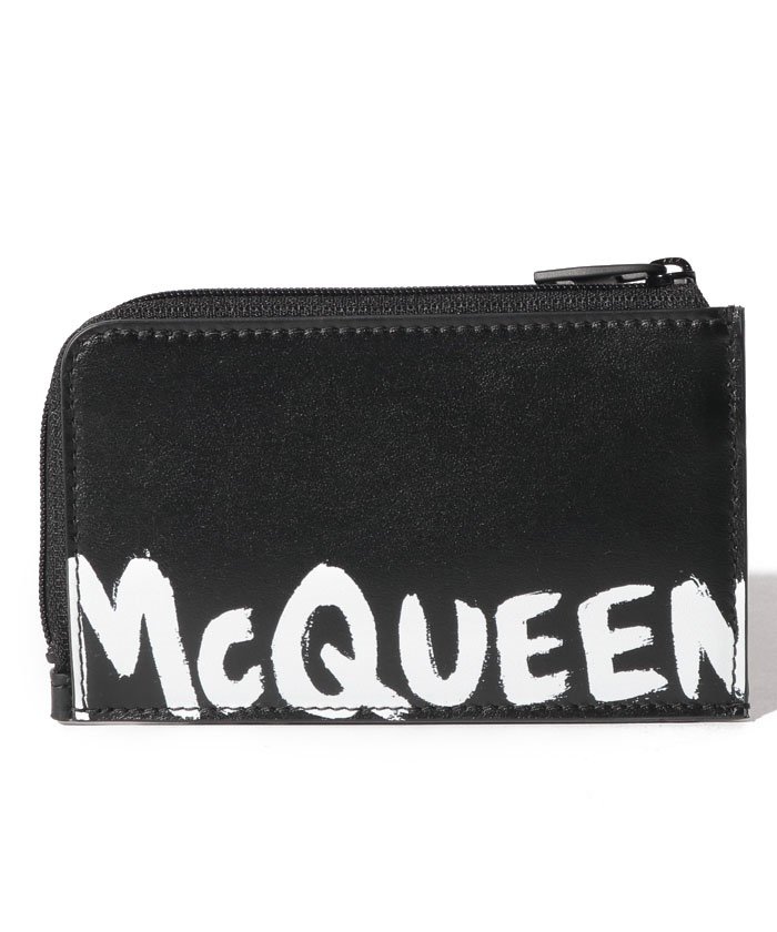 セール Alexander Mcqueen フラグメントケース Mcqeenグラフティ Black White アレキサンダー マックイーン Alexander Mcqueen Magaseek