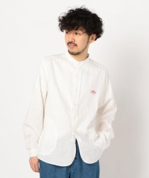 GLOSTER(GLOSTER)/【DANTON/ダントン】リネンバンドカラーシャツ #JD－3607 KLS/ホワイト