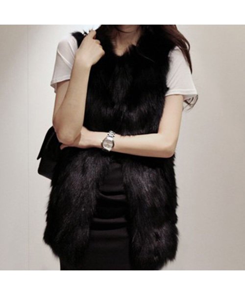 セール ファー ベスト レディース ジレ ファ ミニミニストア Miniministore Magaseek