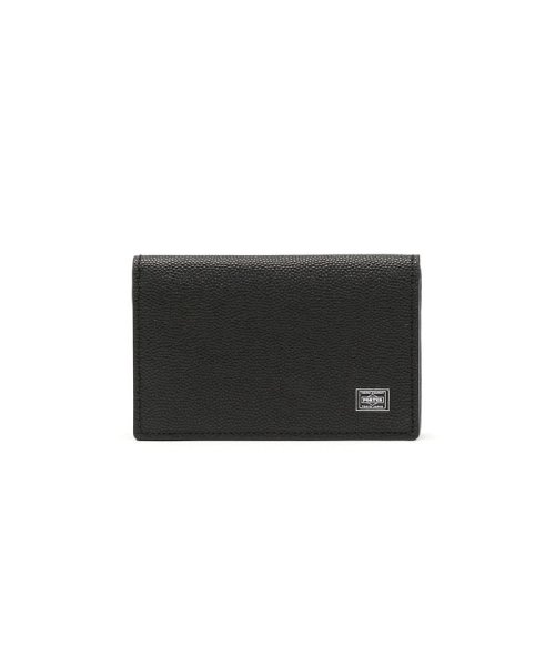 PORTER(ポーター)/ポーター エイブル カードケース 030－03086 名刺入れ 吉田カバン PORTER 本革 ABLE CARD CASE ビジネス/ブラック