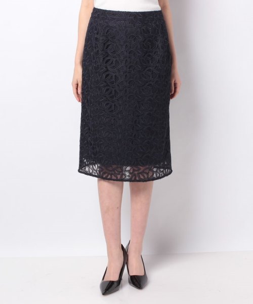 レースタイトスカート レリアンプラスハウス Leilian Plus House Magaseek