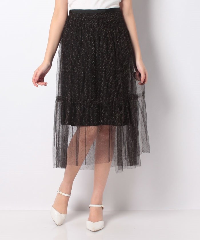 セール Nano Universe ナノユニバース チュールレイヤードスカート Offprice Ec Offprice Ec Magaseek