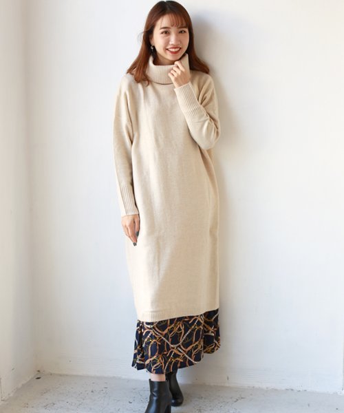 セール アンゴラライクニットワンピース リアルキューブ Real Cube Magaseek