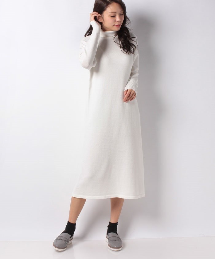 セール 60 Off モチモチストレッチニットタートルネックワンピース メルローズ クレール Melrose Claire Magaseek