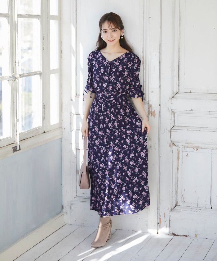 クーポン 袖りぼん付きフラワープリントワンピース トッコクローゼット Tocco Closet Magaseek クーポン 袖りぼん付きフラワープリントワンピース トッコクローゼット Tocco Closet Magaseek