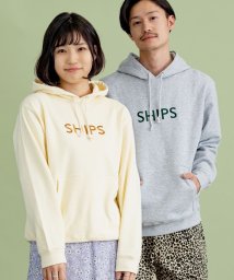 SHIPS MEN(シップス　メン)/SU:【一部WEB限定カラー】SHIPS ロゴ ビッグシルエット エンブロイダリー パーカー（トレーナー）/ナチュラル