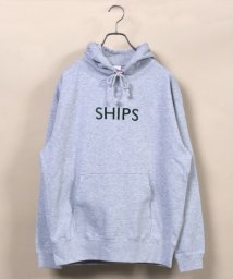 SHIPS MEN/SU:【一部WEB限定カラー】SHIPS ロゴ ビッグシルエット エンブロイダリー パーカー（トレーナー）/502890948