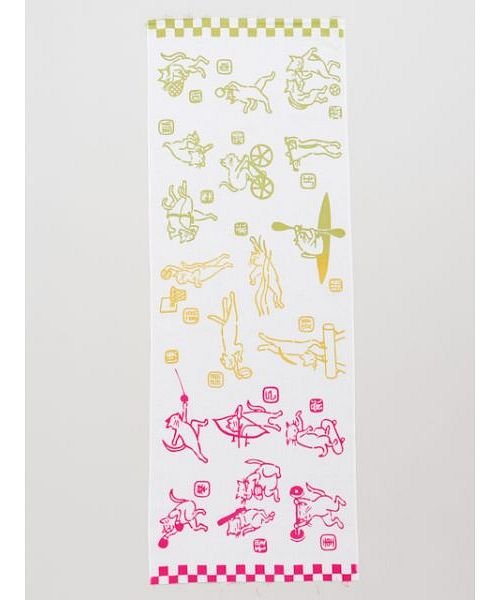 カヤ 注染手ぬぐい スポーツ猫 7jrp0104 カヤ Kaya Magaseek