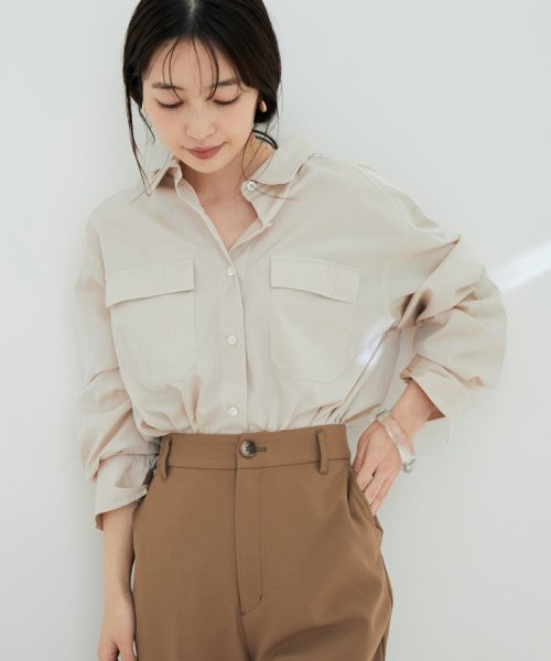 鎌倉シャツ Vis ポプリンドロップショルダーシャツ ビス Vis Magaseek