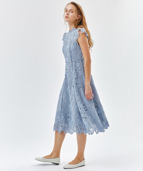 セール 60 Off ケミカルレースワンピース ランバンオンブルー Lanvin En Bleu Magaseek