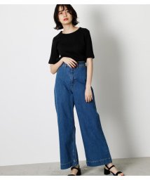 AZUL by moussy(アズールバイマウジー)/DARTS DENIM WIDE/BLU