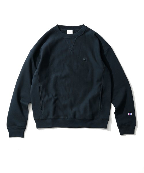 nano・universe(ナノ・ユニバース)/Champion/別注REVERSE WEAVE  CREW NECK/ネイビー