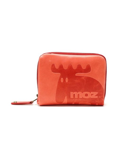 moz(モズ)/モズ 財布 moz 二つ折り財布 Elk ウォレット スウェーデン ZNWE－86000/レッド