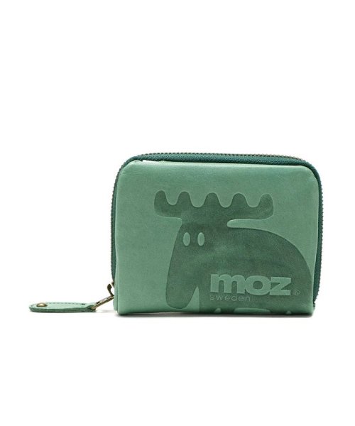 moz(モズ)/モズ 財布 moz 二つ折り財布 Elk ウォレット スウェーデン ZNWE－86000/グリーン