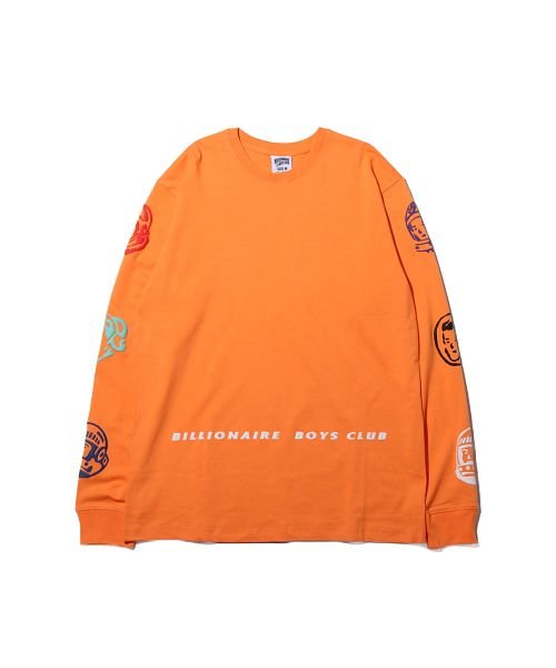 BILLIONAIRE BOYS CLUB(BILLIONAIRE BOYS CLUB)/ビリオネアボーイズクラブ ビービー ユニバース ロングスリーブ ティーシャツ/オレンジ