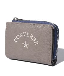 CONVERSE(CONVERSE)/CV L CURVE  FAKE LEATHER WALLET /M･ｸﾞﾚｰ