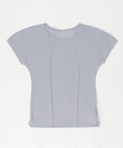 aimoha(aimoha（アイモハ）)/抗菌ベーシックTeeシャツ/ブルー